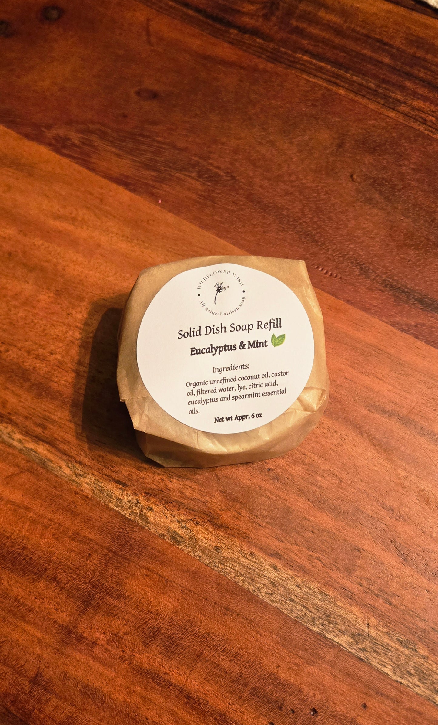 Solid Dish Soap (Refill)