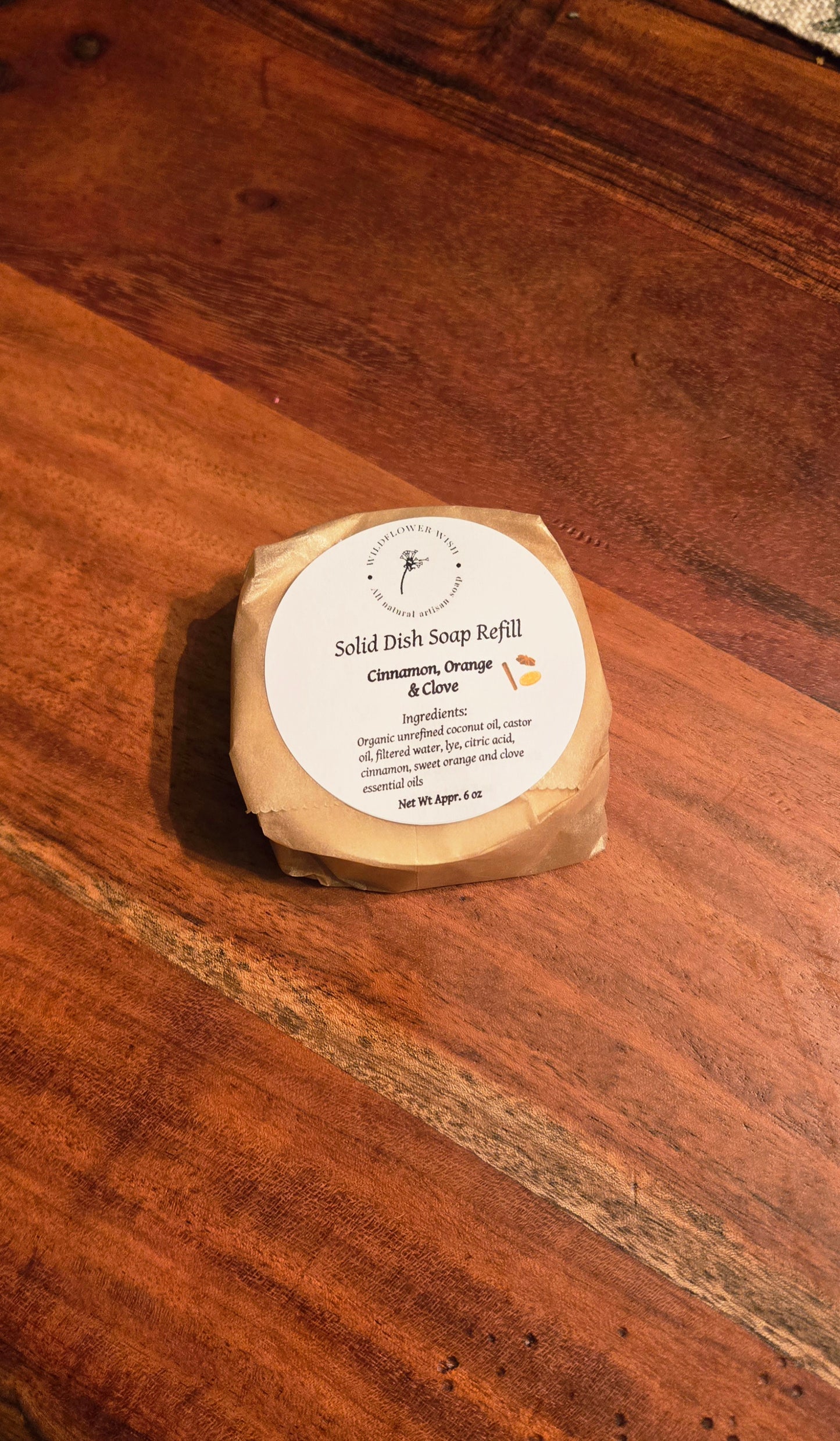 Solid Dish Soap (Refill)