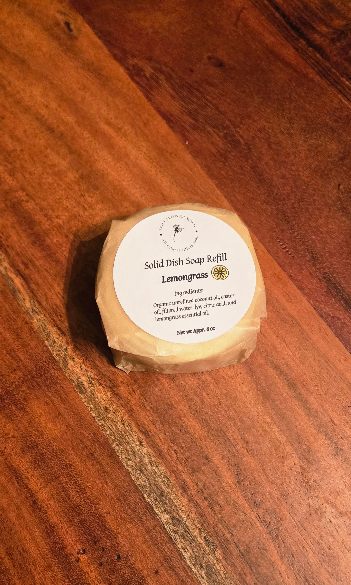 Solid Dish Soap (Refill)