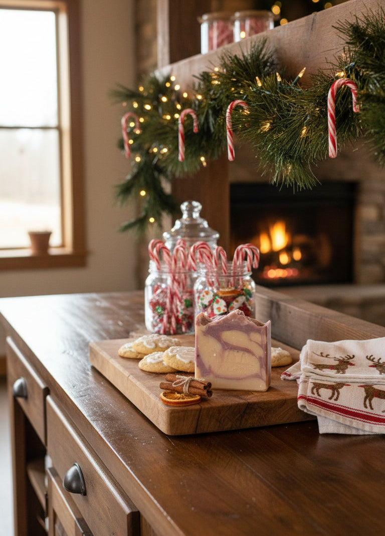 Candy Cane Soap