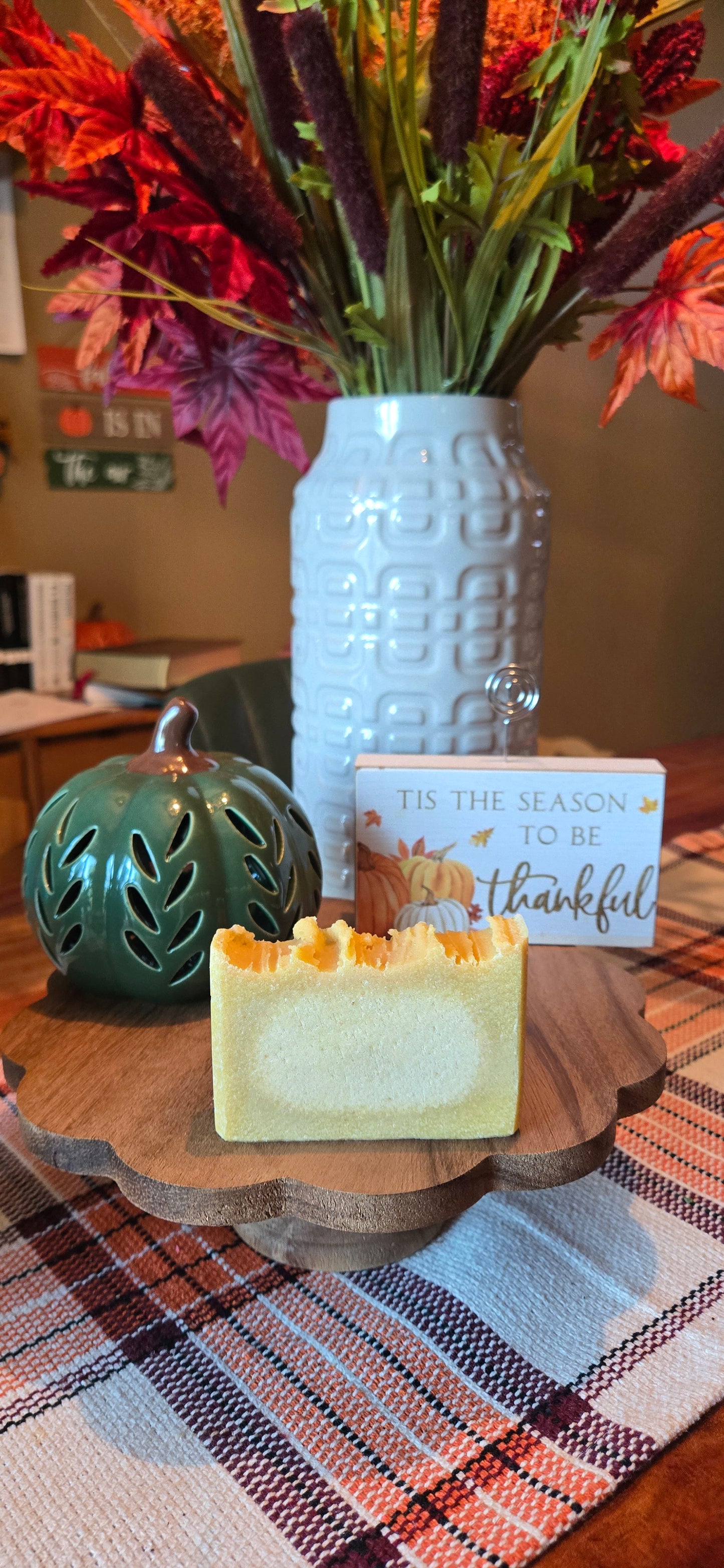 Pumpkin & Coconut Milk Sea Salt Soap 🎃🥥