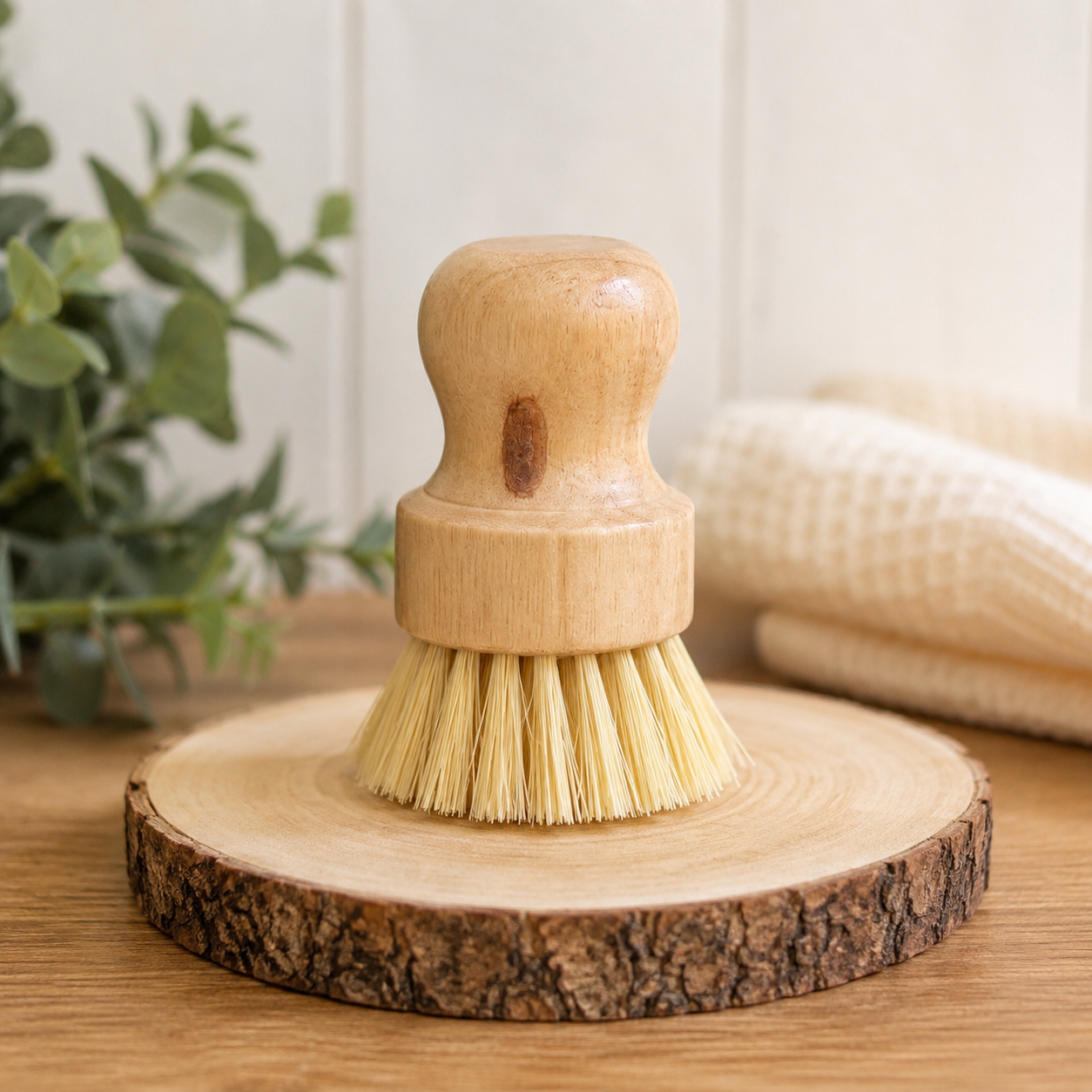 Bamboo Dish Scrub Brush